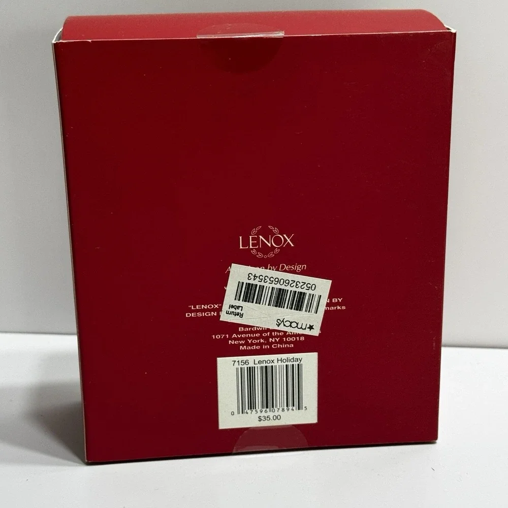 Lot 3 Box Lenox Holiday Dimension Christmas Holiday Napkin Rings Holly Berry 12